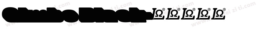 Gimbo Black字体转换